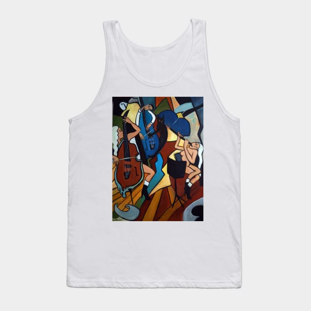 Jazz Trio Tank Top by galerievie